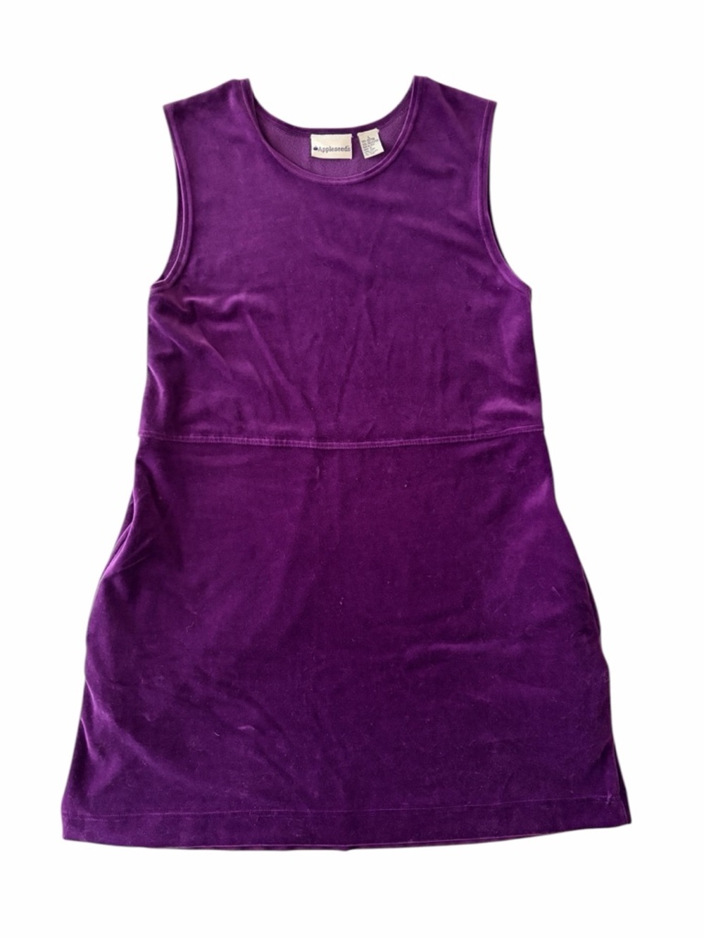 Velvet Sleeveless A-Line Dress / Jumper.